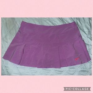 Nike Court Pleated Purple Tennis Skort